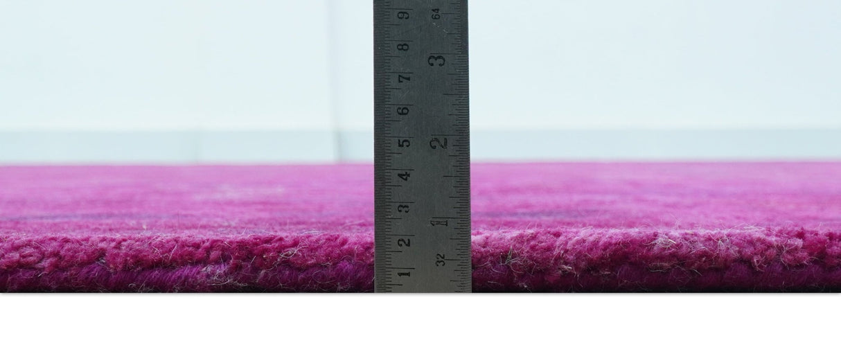 Custom Made Overdyed Pink Traditional Oushak Hand Tufted Wool Area Rug