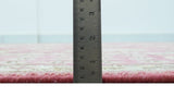 Custom Made Pink and Beige Oushak Hand Knotted Wool Rug