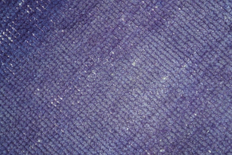 Custom Made Purple Modern Solid Overdyed Hand Knotted Wool Area Rug