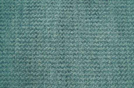 Custom Made shades of Sea Blue Contemporary Hand Knotted Wool area Rug