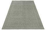 Custom Made Silver Traditional Silver Hand Knotted Wool Rug