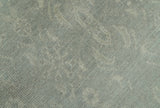 Custom Made Silver Traditional Silver Hand Knotted Wool Rug