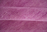 Custom made Solid Plane Purple Woolen Hand Tufted Multi Size wool area Rug