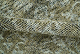 Custom Made Traditional Design Olive Hand Knotted Wool Area Rug