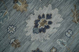 Custom Made Traditional Gray and Brown Multi Size Antique Style Hand knotted Wool Area Rug