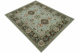 Custom Made Traditional Oriental Design Beige And Brown Hand-Tufted Wool Area Rug