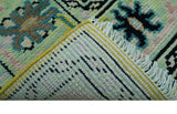 Custom Made Traditional Oushak Design mustard Hand Knotted Wool Area Rug