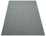 Custom Made Traditional Transitional Gray Hand Tufted wool rug