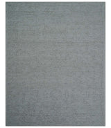 Custom Made Traditional Transitional Gray Hand Tufted wool rug