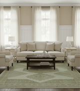 Custom Made Traditional Turkish Design Beige Hand knotted Wool Area Rug