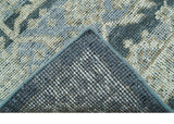 Custom Made Traditional Turkish Gray And Charcoal Hand Knotted Wool Rug