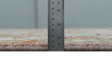 Custom Made Transitional Pink, Green and Ivory Turkish Design wool Area Rug
