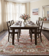 Custom Made Transitional Pink, Green and Ivory Turkish Design wool Area Rug