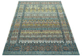 Custom Made Turkish Design Multi color Hand Knotted Wool Rug