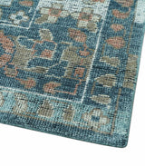 Custom Made Turkish Design Multi color Hand Knotted Wool Rug