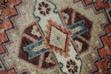 Custom Made Turkish Style Rust and Charcoal Traditional Medallion Hand knotted wool Area Rug
