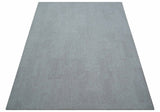 Custom Made White Beige Modern Style Hand Tufted Wool Area Rug