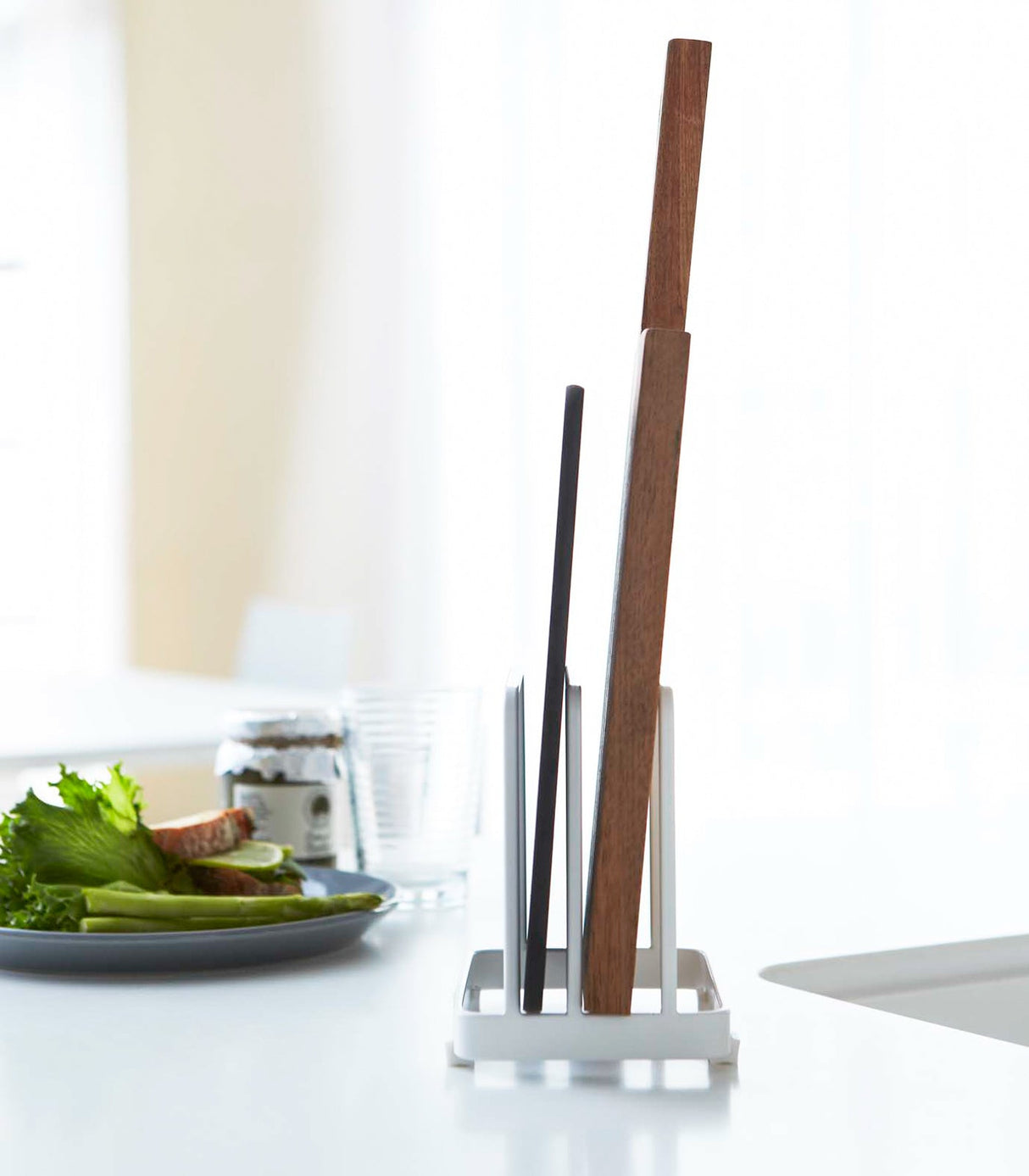 Cutting Board Stand - Steel-Cutting Board Stand-Parc Decor