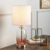 Dalvey Rustic Brown Cylindrical Table Lamp-Lighting-Parc Decor