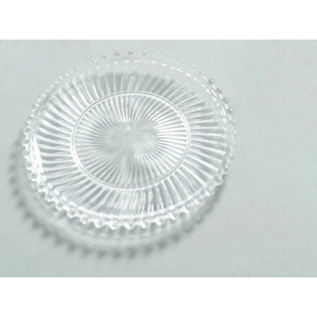 Danielle Ribbed Glass Plate