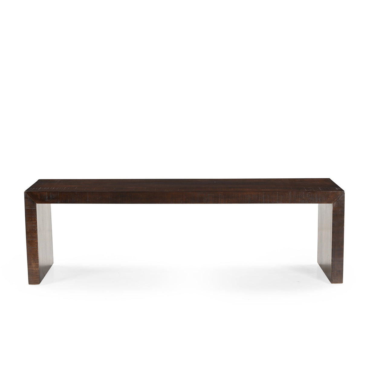 Dark Walnut Mango Wood Bench – 60"-Bench-Parc Decor
