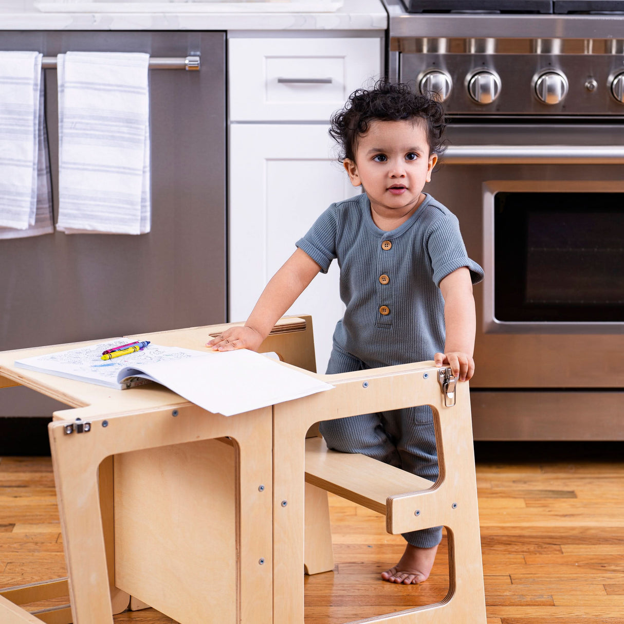 Date | 4-in-1 Kitchen Tower & Desk