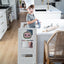 Date CocoMelon 3-in-1 Kitchen Tower for Kids – Step Stool & Chalkboard Learning Helper
