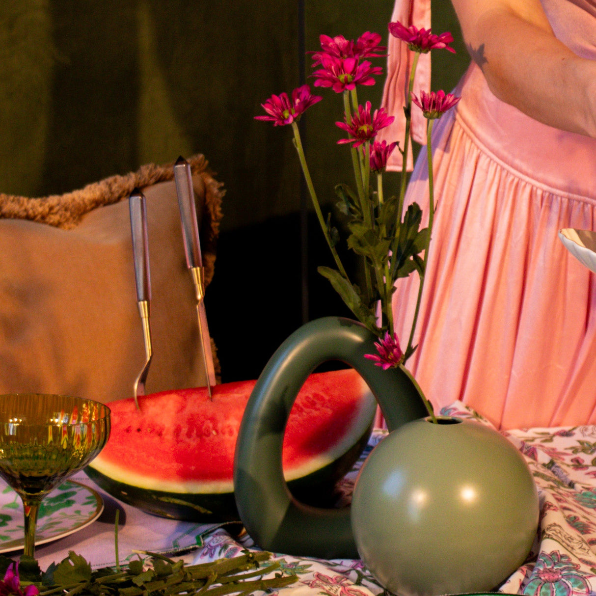 Decade Navette Vase-Decorative vase-Parc Decor