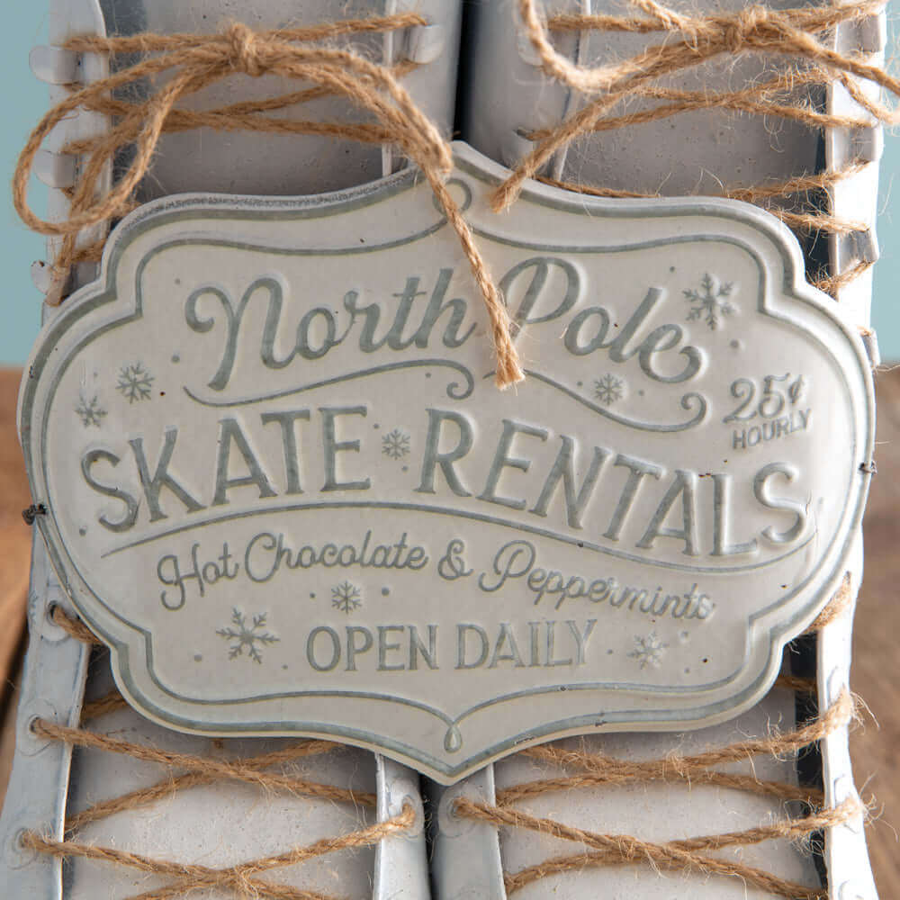 Decorative Christmas Ice Skates-christmas decor-Parc Decor