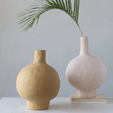 Decorative Handmade Paper Mache Vase-Vases and Jars-Parc Decor