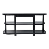 Decorative Modern 48" TV Stand with 18" Insert Electric Fireplace