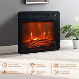 Decorative Modern 48" TV Stand with 18" Insert Electric Fireplace