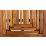 Denver Oiled Double Framed Teak Shower and Bath Mat-Bath Mat-Parc Decor