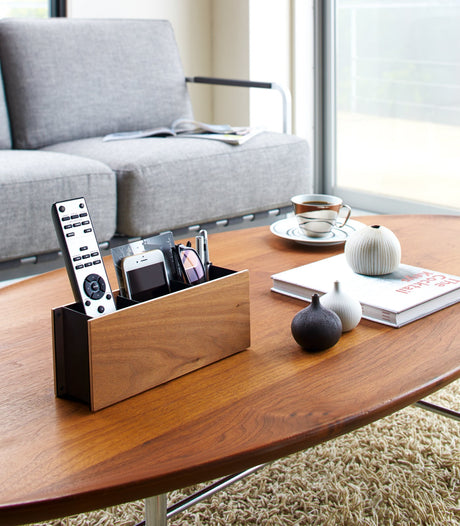 Desk Organizer - Steel + Wood