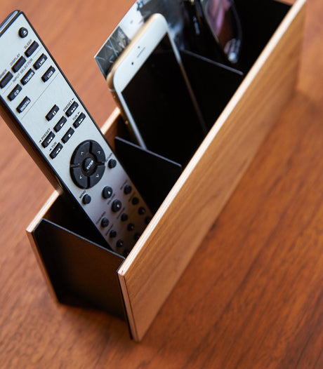 Desk Organizer - Steel + Wood