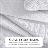 Diamond Embossed Quilt Set - Diamond Microsculpt Collection