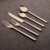 Diana PVD Flatware, 5 Pc. Place Setting-flatware set-Parc Decor