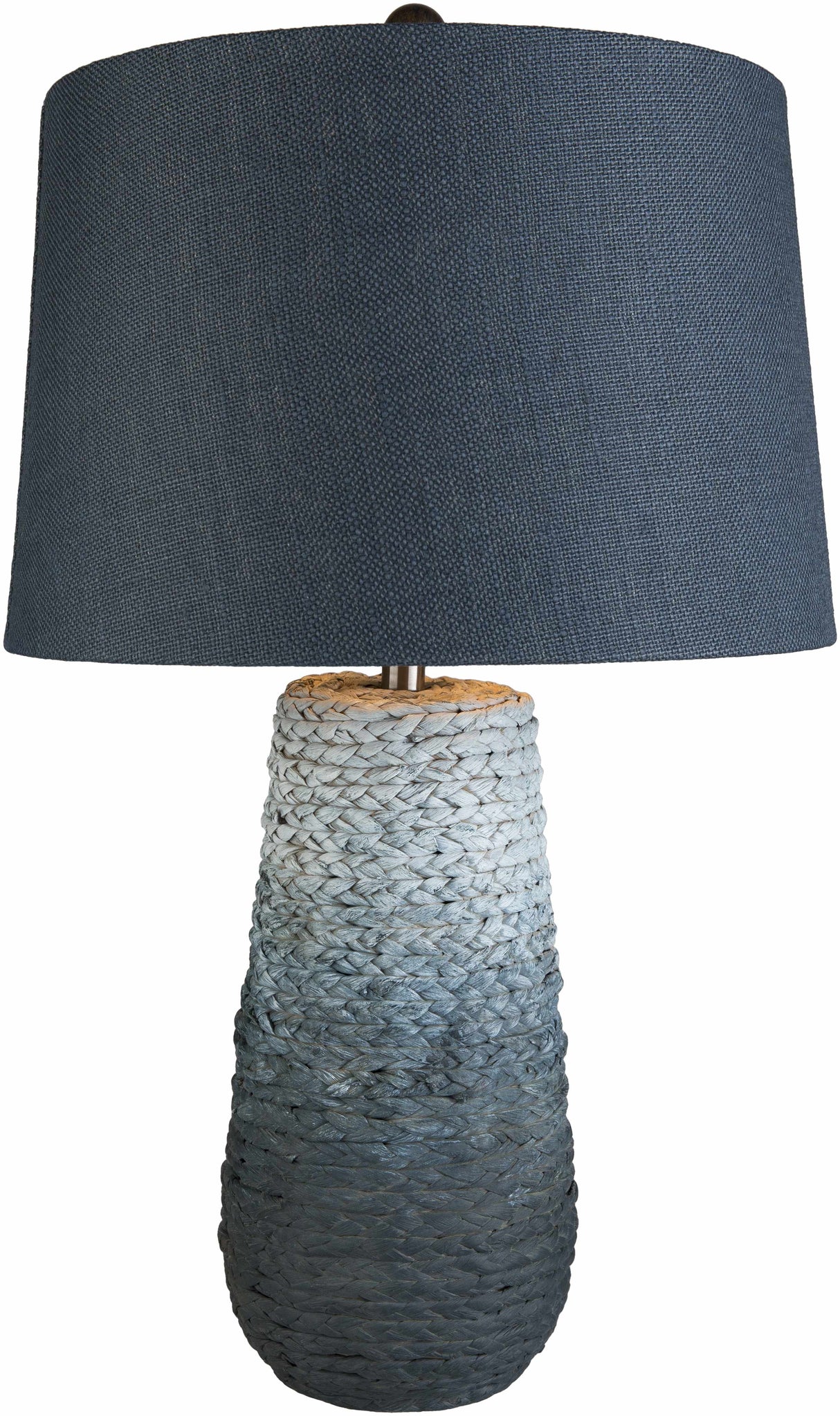 Dingras Pale Blue Jute Table Lamp-Lighting-Parc Decor