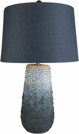 Dingras Pale Blue Jute Table Lamp-Lighting-Parc Decor