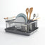 Dish Rack - Steel + Wood