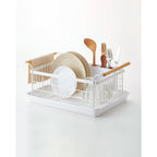 Dish Rack - Steel + Wood