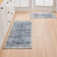 Distressed Moroccan Machine Washable Accent Area Rug & Runner 2 Pack - Neve Collection