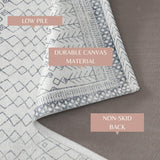 Distressed Moroccan Machine Washable Accent Rug 2' x 3' - Neve Collection-Rugs-Parc Decor