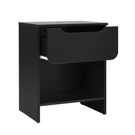 Domm Modern 1-Drawer Nightstand-Bedroom-Parc Decor