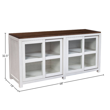 Donham Large Display Cabinet-Servers & Sideboards-Parc Decor