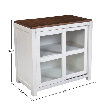 Donham Small Display Cabinet-Servers & Sideboards-Parc Decor
