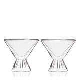 Double Walled Martini Glasses