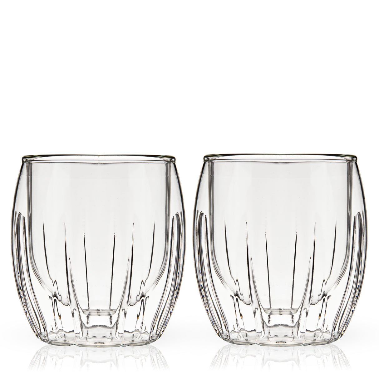 Double-Walled Spirits Glasses Set of 2-product_type::stemless_cocktail_glasses-Parc Decor
