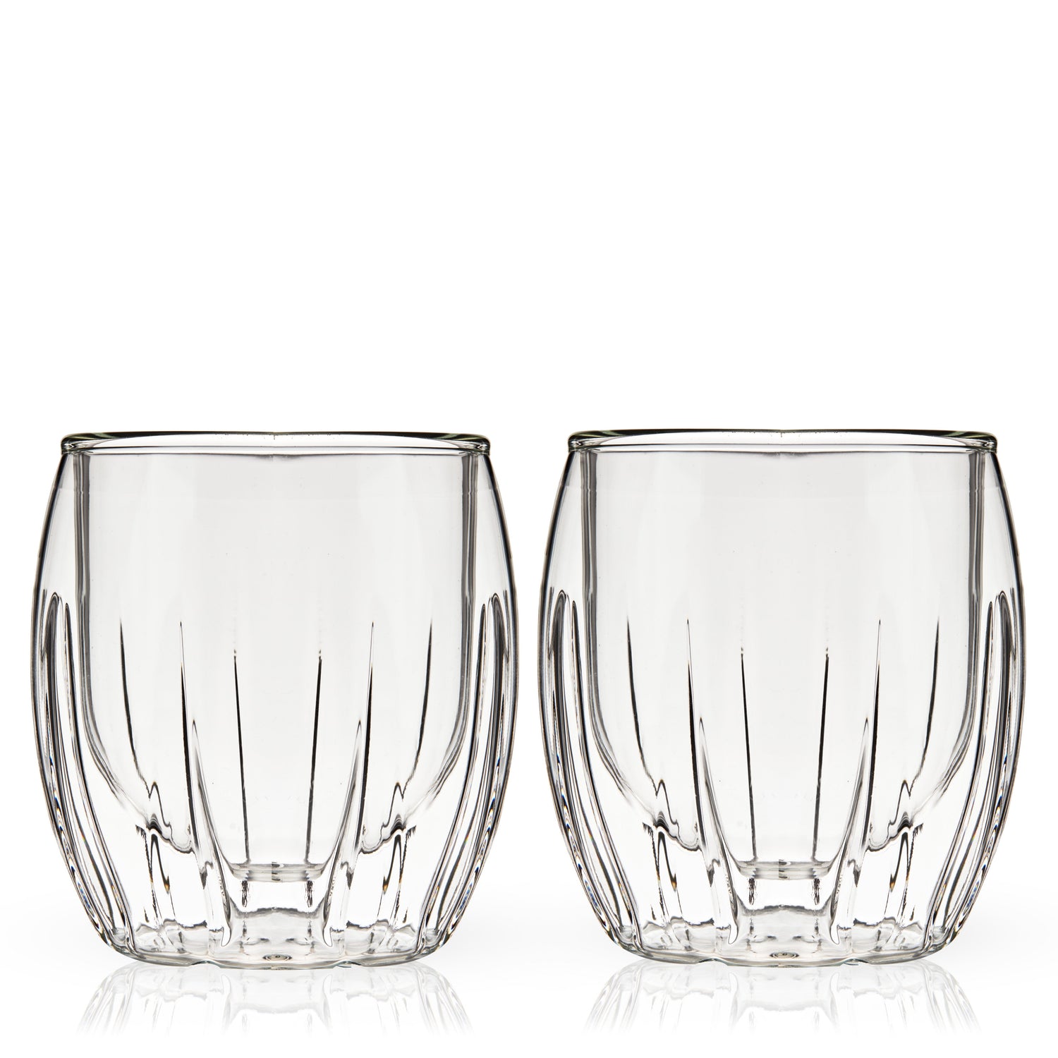 Double-Walled Spirits Glasses Set of 2-product_type::stemless_cocktail_glasses-Parc Decor