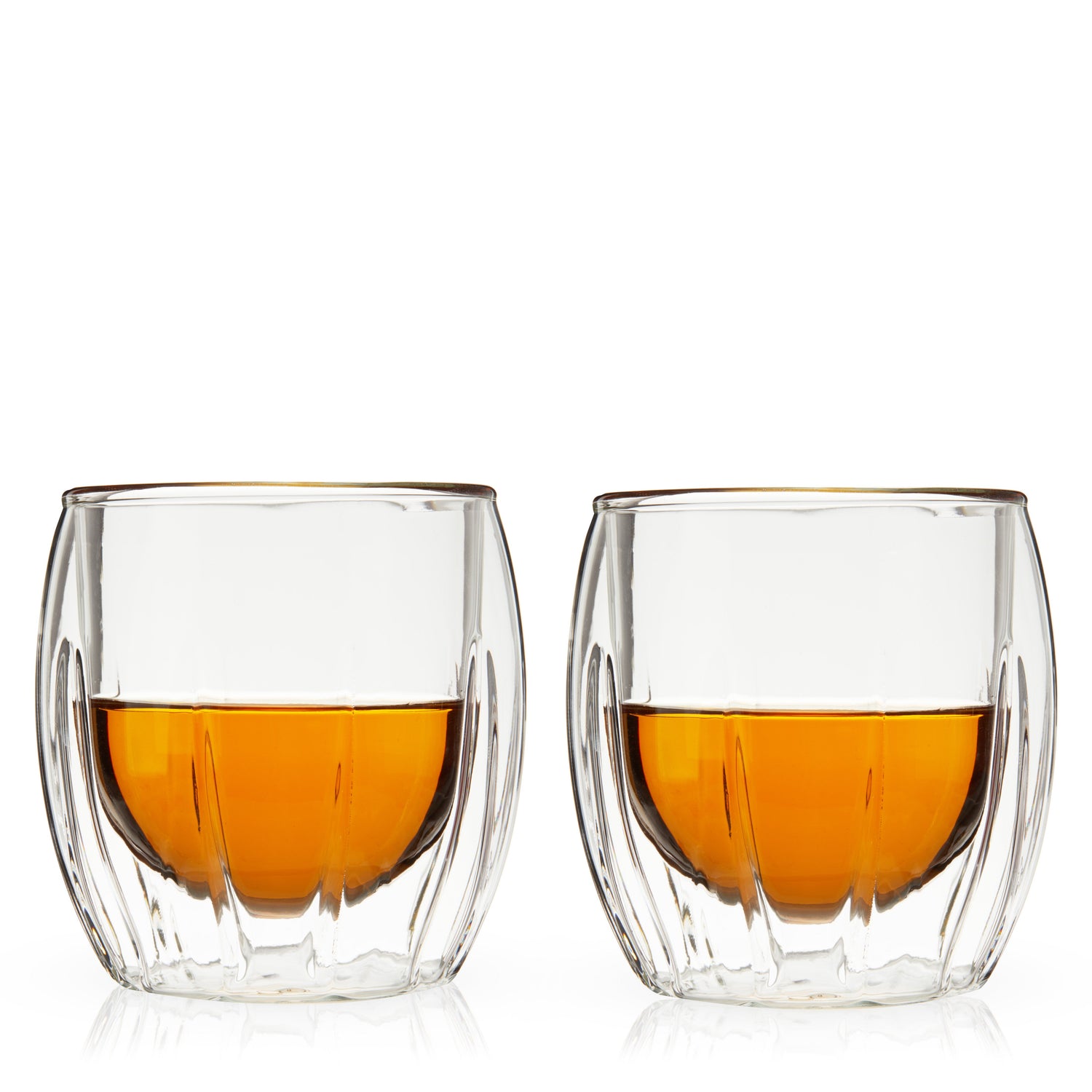 Double-Walled Spirits Glasses Set of 2-product_type::stemless_cocktail_glasses-Parc Decor